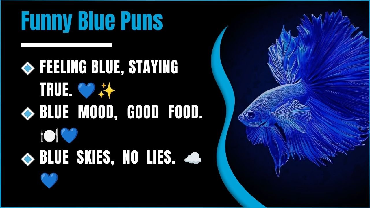 298+ Blue Puns You Won’t Expect To Be This Funny 💙😂 Try Not To Laugh