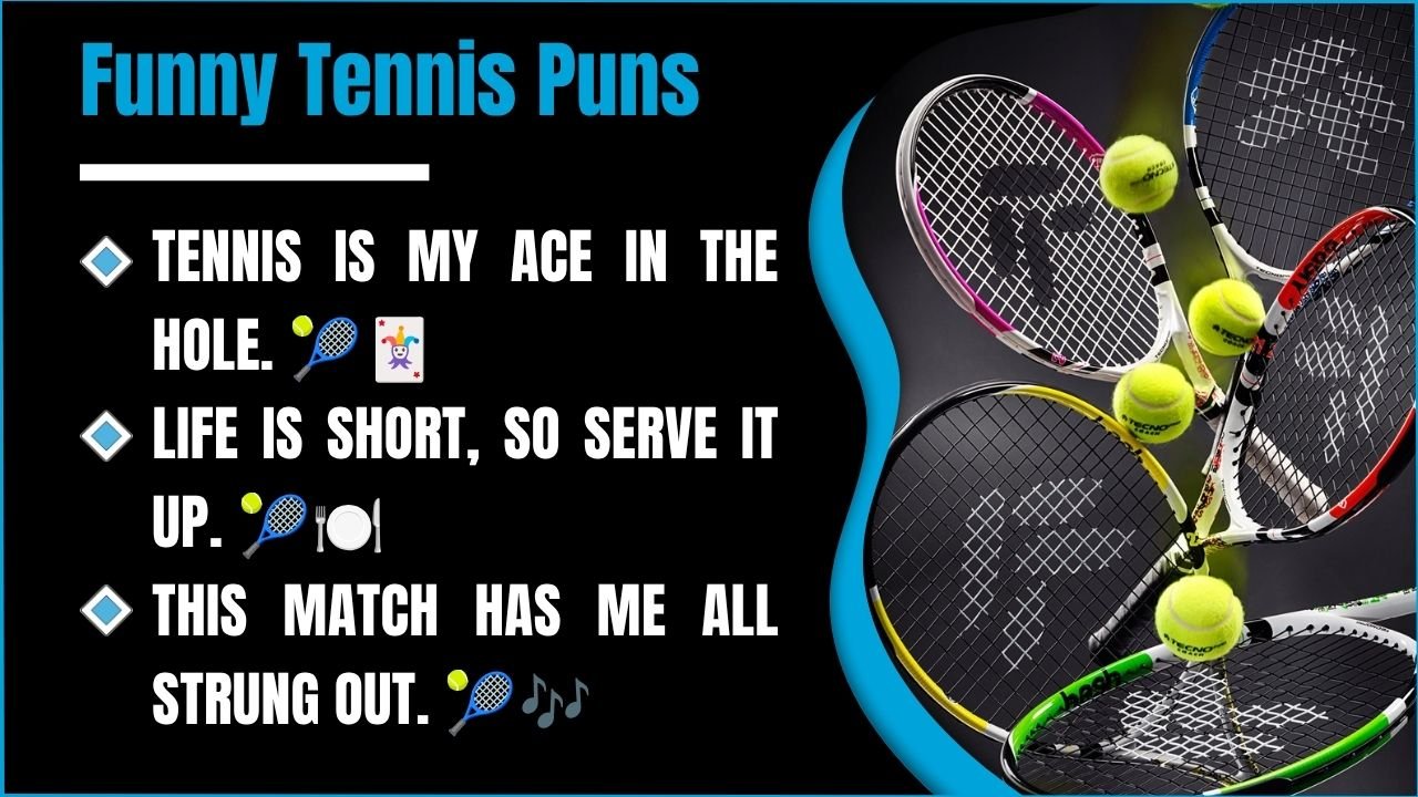 301+ Tennis Puns So Funny You’ll Want to Serve Them Everywhere