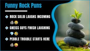 198+ Funny Rock Puns & Jokes That Will Make You Laugh Out Loud And Say That’s Gneiss