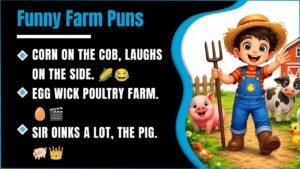 278+ Funny Farm Puns That Are Udderly Hilarious And Surprisingly Punny 🐄🌾