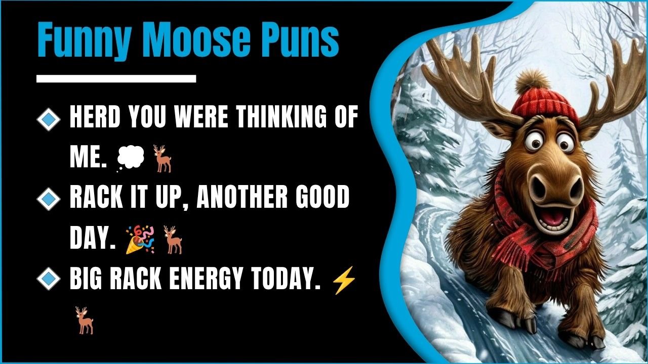 280+ Moose Puns That Are Unbelievably Funny And Impossible Not To Love 