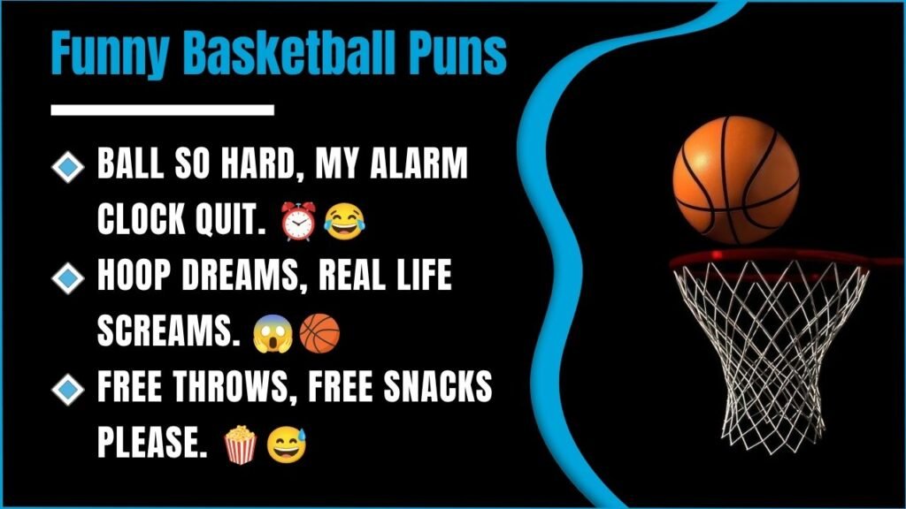 282+ Basketball Puns That Are So Funny They’ll Have You Shooting Your Shot
