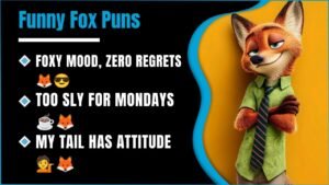 319+ Fox Puns So Sly And Funny You Will Want To Read Every Single One