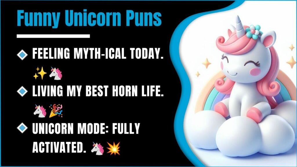 327+ Unicorn Puns That’ll Make You Laugh, Sparkle & Say “Wait… That’s Genius!” 🦄😂 