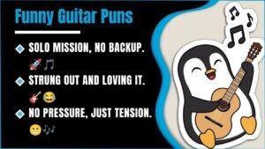 328+ Guitar Puns That’ll Strike A Chord 😂🎸 You’ll Want To Read Them All!