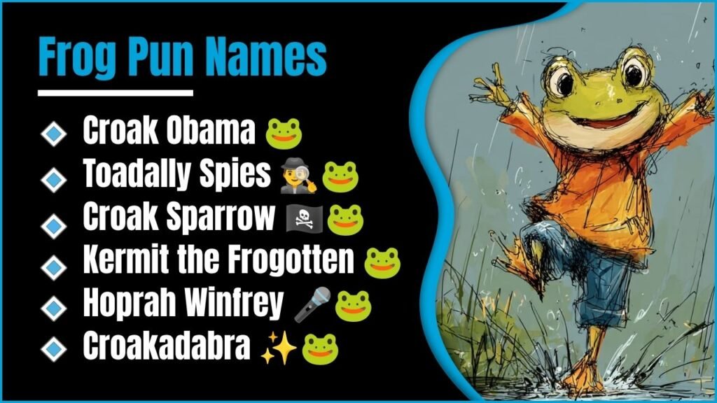 329+ Frog Pun Names: Hoppy Names You’ll Love 😄 