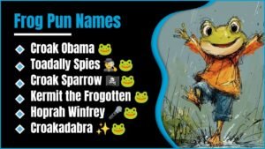329+ Frog Pun Names: Hoppy Names You’ll Love 😄 