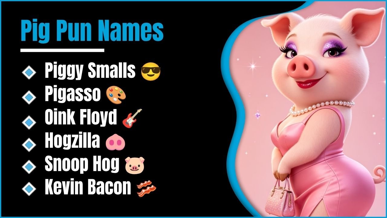 349+ Pig Pun Names That Will Make You Oink With Laughter 😄🐷