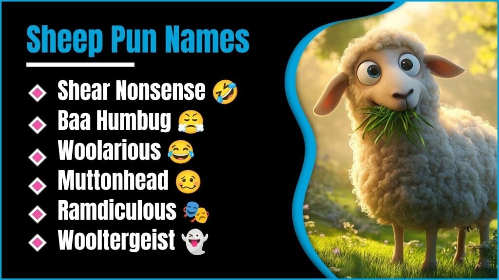 390+ Sheep Pun Names That Are Too Good To Baa-lieve 🤣🐑