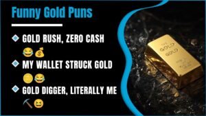 449+ Gold Puns That Are Pure Comedy Gold You Need To Read 😂