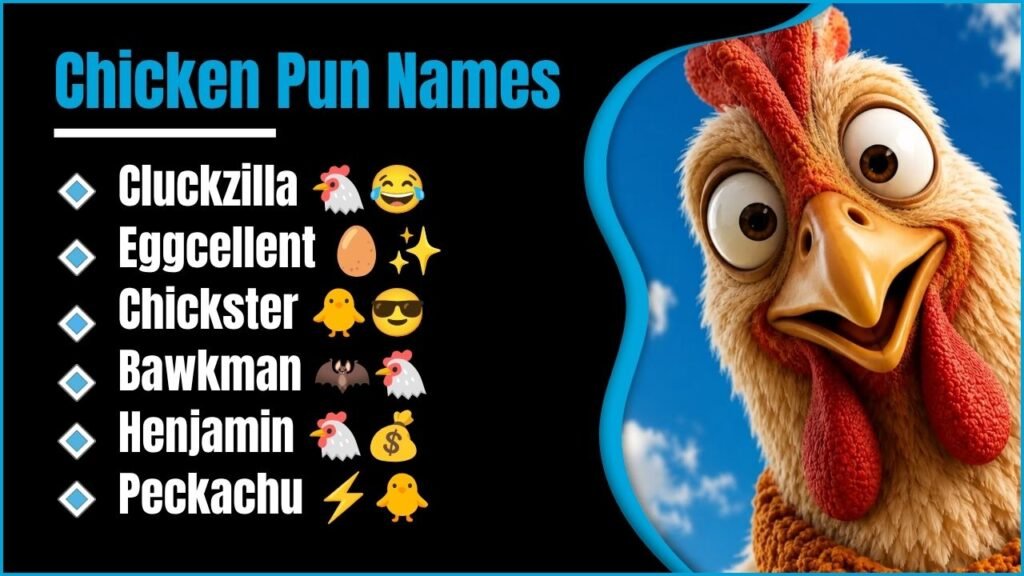 499+ Chicken Pun Names That Are So Funny You Will Be Clucking All Day😄