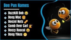 549+ Bee Pun Names That Are So Clever You’ll Wish You Thought Of Them First 😄🐝
