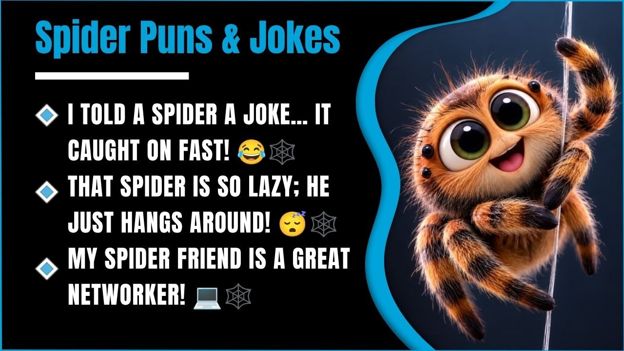 218+ Spider Puns & Jokes That'll Have You Caught In A Laugh 🕷️😂