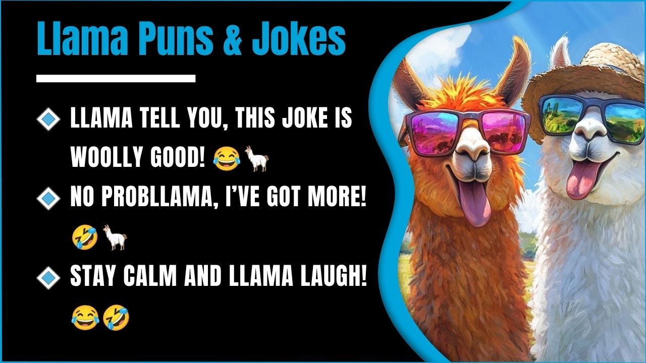 232+ Funny Llama Puns That’ll Make You Spit With Laughter 🦙😂