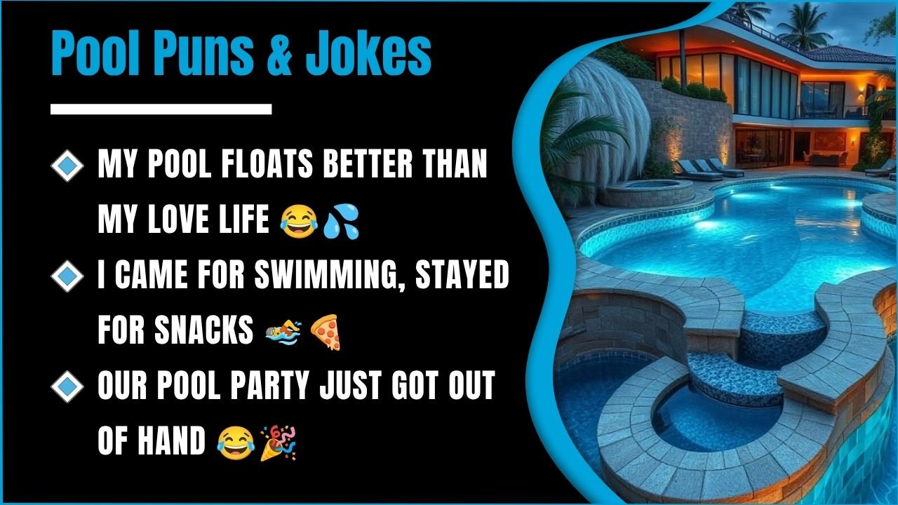 247+ Pool Puns So Funny You’ll Be Dying To Share Them 😂💦
